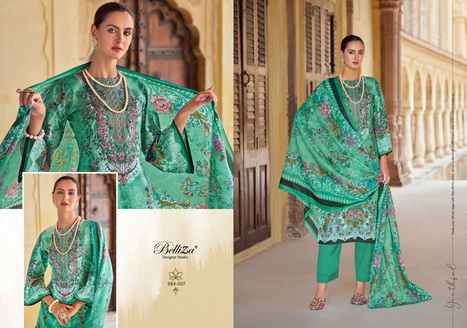 Riwayat Vol 5 By Belliza Viscose Rayon Digital Printed Salwar Kameez Wholesale Online